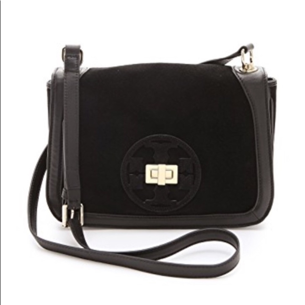 Tory Burch Gloria Suede Cross Body Bag